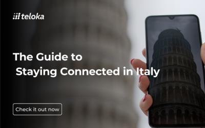Stay connected while exploring Italy’s ruins, art, coastlines, and cuisine. Learn about mobile networks and how a Teloka eSIM makes travel easy.