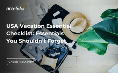 Hanki Yhdysvaltojen lomaasi varten välttämättömien tavaroiden tarkistuslista ja pysy yhteydessä luotettavan Yhdysvaltojen eSIMin avulla. Älä unohda tärkeitä tavaroita sujuvan ja nautinnollisen matkan takaamiseksi.