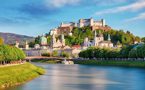 The birthplace of Mozart and the setting for "The Sound of Music," Salzburg’s Old Town is a UNESCO World Heritage site filled with medieval and baroque charm. Dominated by the Hohensalzburg Fortress, the city features narrow cobblestone streets, grand squares, and historic churches that create a magical atmosphere for music and history lovers.