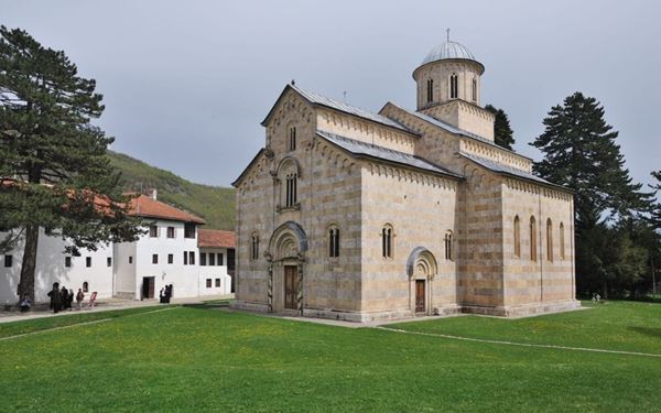 This 14th-century Serbian Orthodox monastery is a UNESCO World Heritage site, famous for its stunning frescoes and unique blend of Romanesque and Gothic architecture. Located in a tranquil valley, it has been protected for centuries. The monastery remains a significant spiritual center and an artistic treasure, showcasing the rich and complex religious history of the Balkan region.