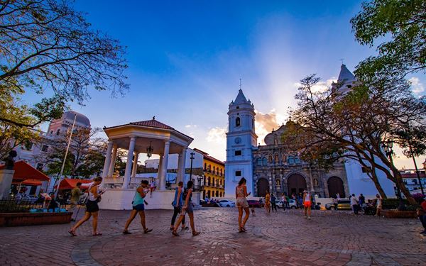 Casco Viejo is the historic district of Panama City, characterized by its colorful colonial buildings, cobblestone streets, and vibrant plazas. This UNESCO World Heritage site offers a mix of ruins, boutique hotels, and some of the city's best restaurants. Walking through the district provides a charming contrast to the modern skyscrapers of the downtown area, reflecting the city’s rich history.