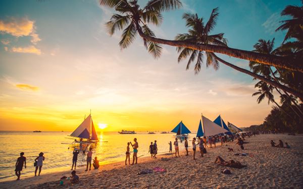 Boracay is world-famous for its White Beach, featuring four kilometers of powdery white sand and crystal-clear turquoise waters. It is a premier destination for water sports, sunset sailing, and a vibrant nightlife. After its major rehabilitation, the island has regained its natural beauty, offering a perfect tropical escape that combines modern luxury with stunning island scenery.