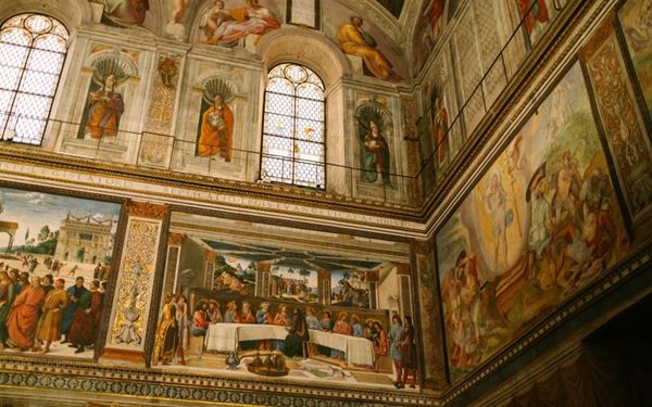 Located within the Vatican Museums, the Sistine Chapel is world-renowned for Michelangelo’s breathtaking ceiling frescoes and "The Last Judgment." It serves as the site for the Papal Conclave, where new popes are elected. The chapel’s artistic grandeur and religious significance make it one of the most visited and revered cultural treasures on the planet, reflecting the pinnacle of High Renaissance art.