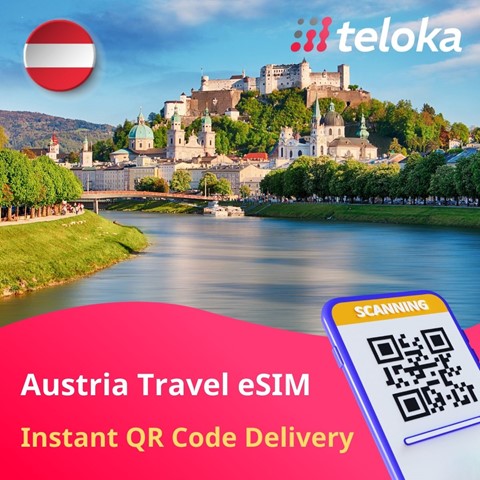 Prepaid eSIM Austria | Best Travel Data | Affordable Plans