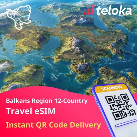 Best Balkans Region 12-Country eSIM | Prepaid Data