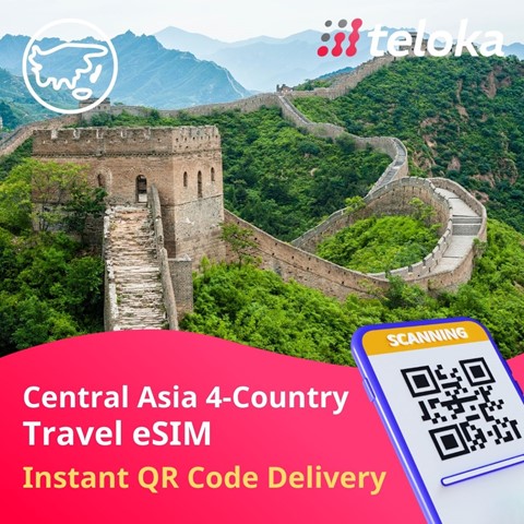 Best eSIM for Central Asia 4-Country Travel | Buy Now