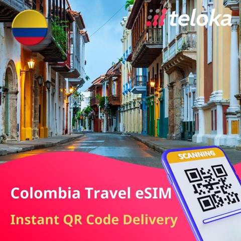 Prepaid eSIM Colombia | Best Travel Data | Affordable Plans