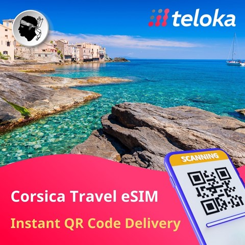 Prepaid eSIM Corsica | Best Travel Data | Affordable Plans