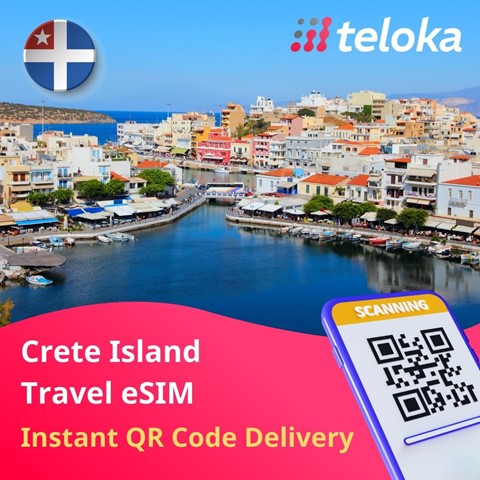 Crete Island eSIM for Tourists | Prepaid Plans | Buy Now