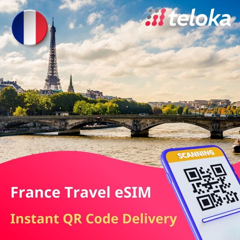 Best Esim France | Buy Esim for France Travel | Teloka