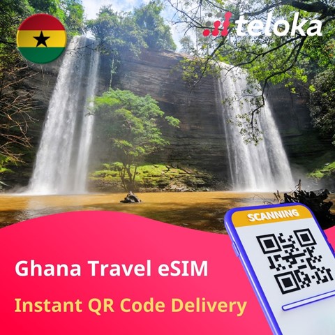 Buy eSIM for Ghana | Instant Setup | No Roaming