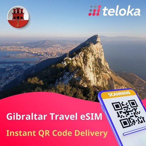 Gibraltar eSIM for Tourists | Prepaid Plans | Buy Now