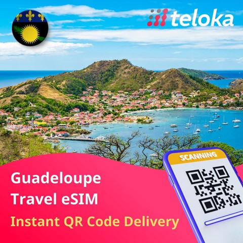 Prepaid eSIM Guadeloupe | Best Travel Data Plan
