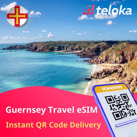 Prepaid eSIM Guernsey | Best Travel Data | Affordable Plans