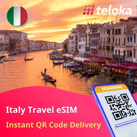 Prepaid eSIM Italy | Best Travel Data | Affordable Plans