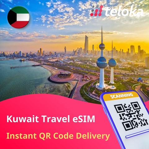Buy eSIM for Kuwait | Instant Setup | No Roaming