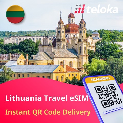 Prepaid eSIM Lithuania | Best Travel Data | Affordable Plans