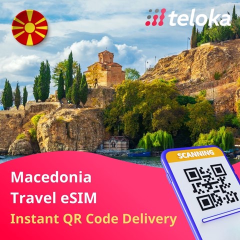 Prepaid eSIM Macedonia | Best Travel Data | Affordable Plans
