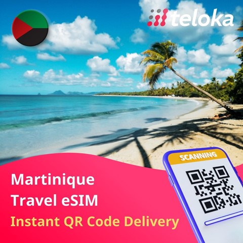 Buy eSIM for Martinique | Instant Setup | No Roaming