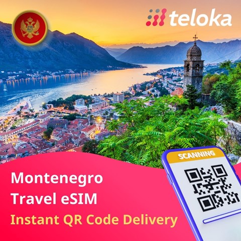 Buy eSIM for Montenegro | Instant Setup | No Roaming