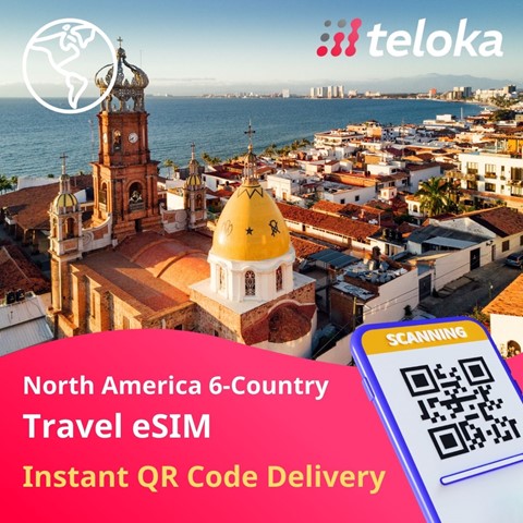 North America 6-Country eSIM for Tourists | Prepaid Plans