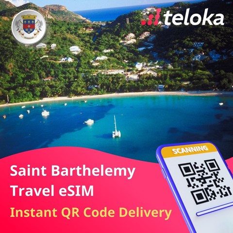 Saint Barthelemy eSIM for Tourists | Prepaid Plans | Buy Now