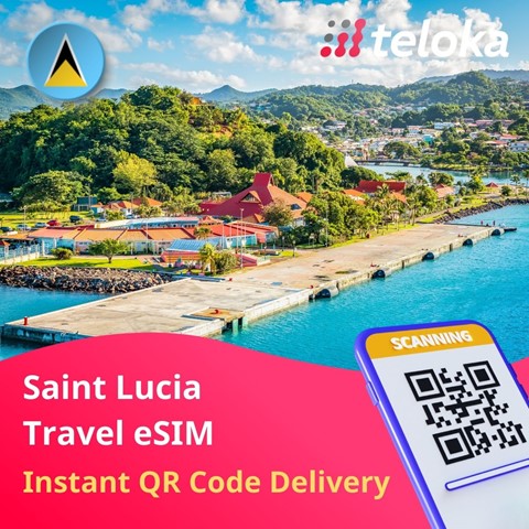 Best eSIM for Saint Lucia Travel | Prepaid Data Plans