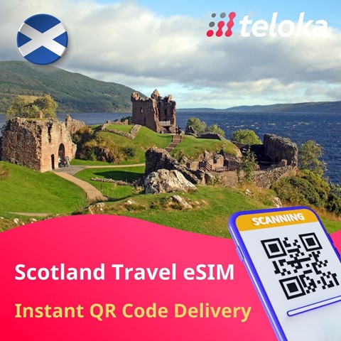Buy eSIM for Scotland | Instant Setup | No Roaming