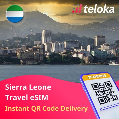 Buy eSIM for Sierra Leone | Instant Setup | No Roaming
