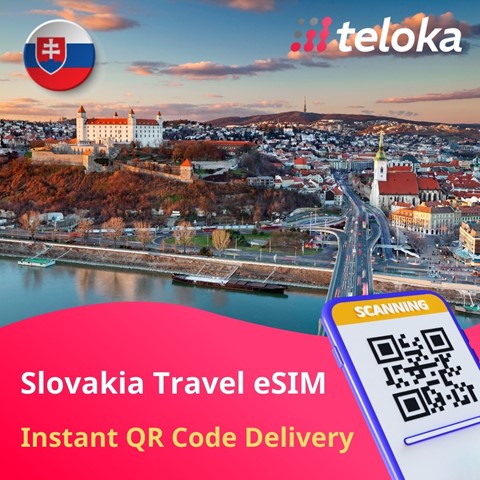 Prepaid eSIM Slovakia | Best Travel Data | Affordable Plans