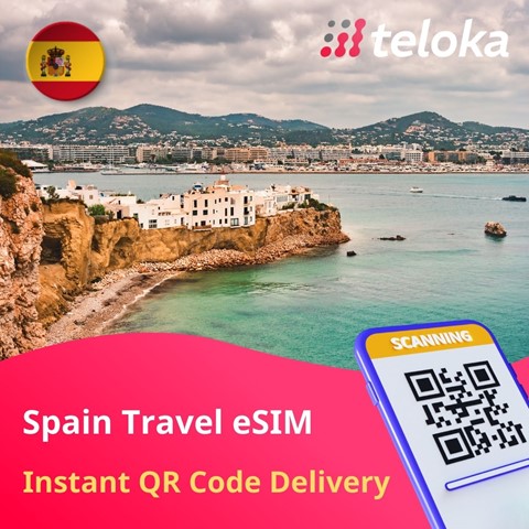 Best eSIM for Spain Travel | Buy Now | Instant Setup