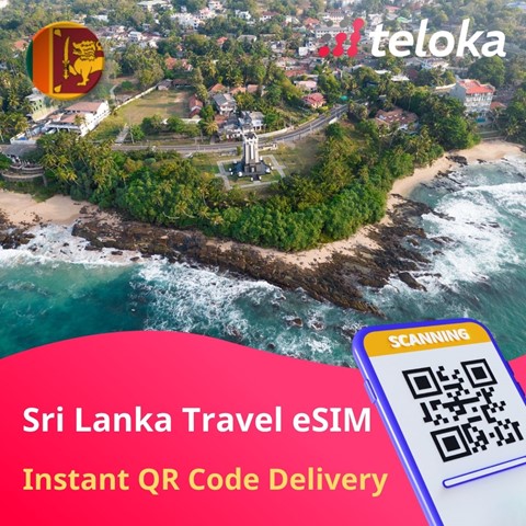 Prepaid eSIM Sri Lanka | Best Travel Data | Affordable Plans