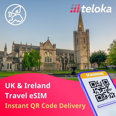 UK & Ireland eSIM for Tourists | Prepaid Plans | Buy Now