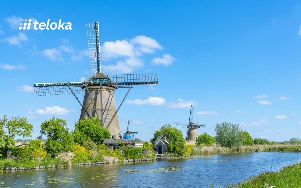 Iconic-windmills-of-Kinderdijk-against-serene-canals